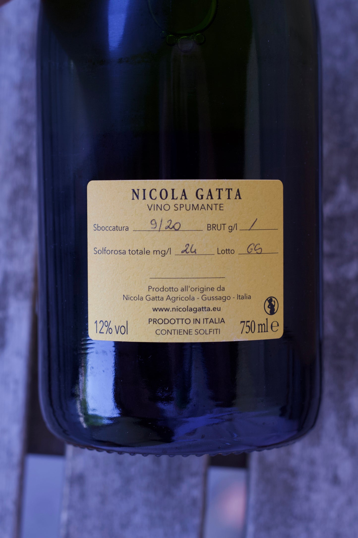 Blanc de Noirs 7.17 Solera 36 Lune - Nicola Gatta