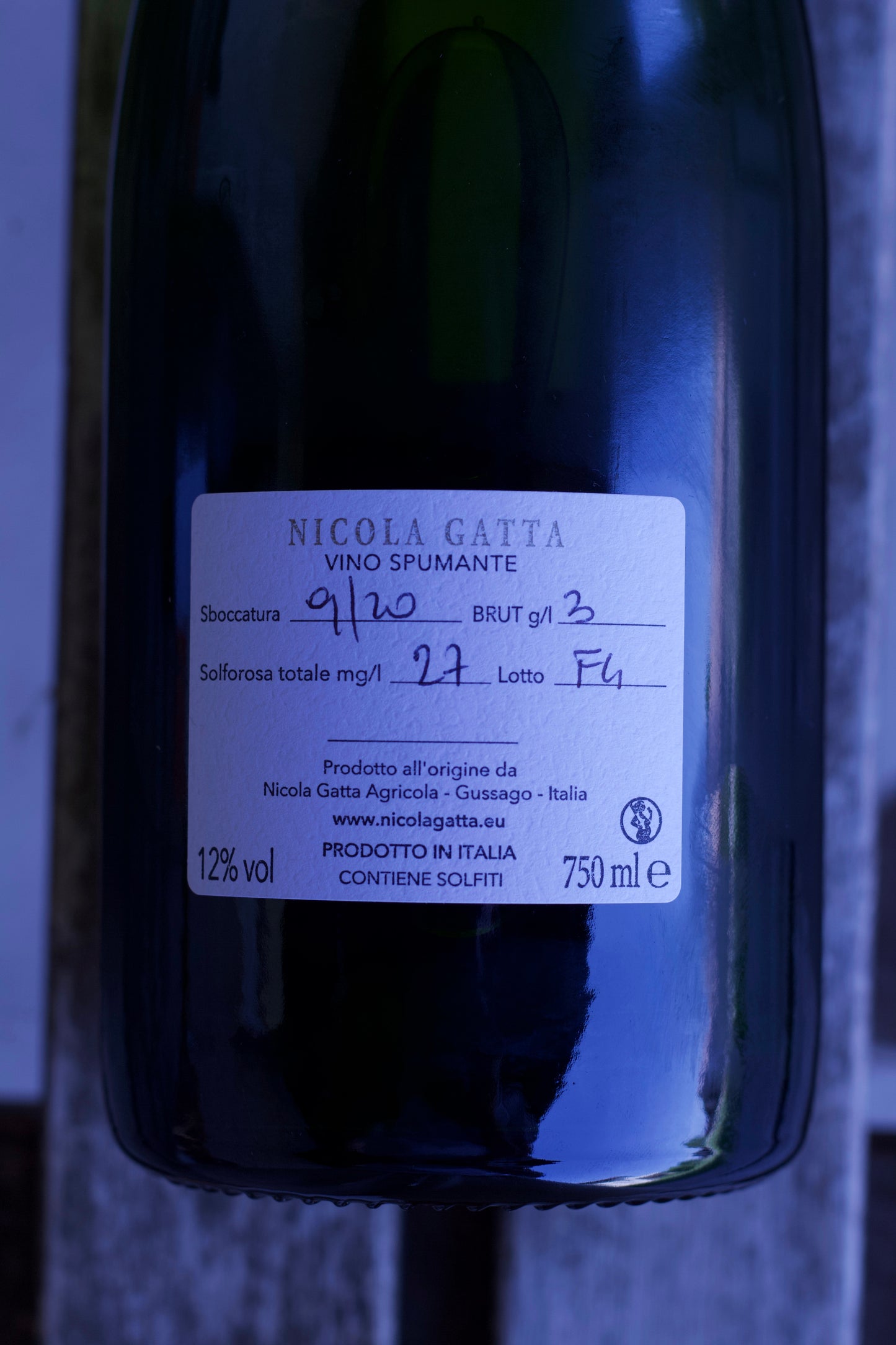 Moléner Extra Brut 90 Lune - Nicola Gatta