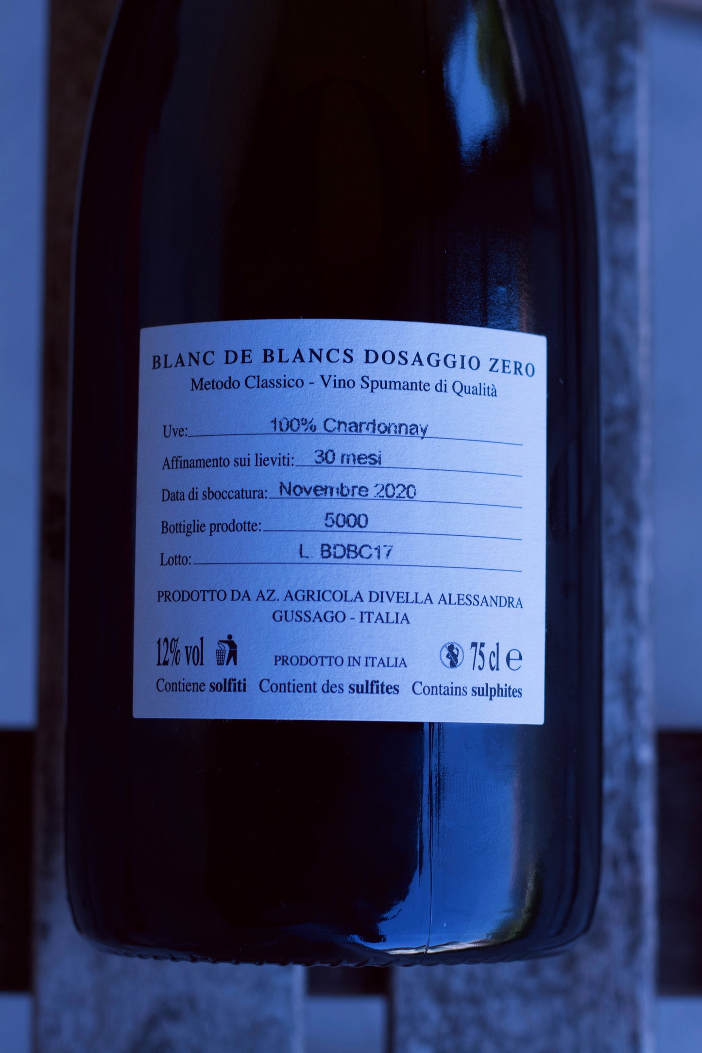 Blanc de Blancs Dosaggio Zero - Divella