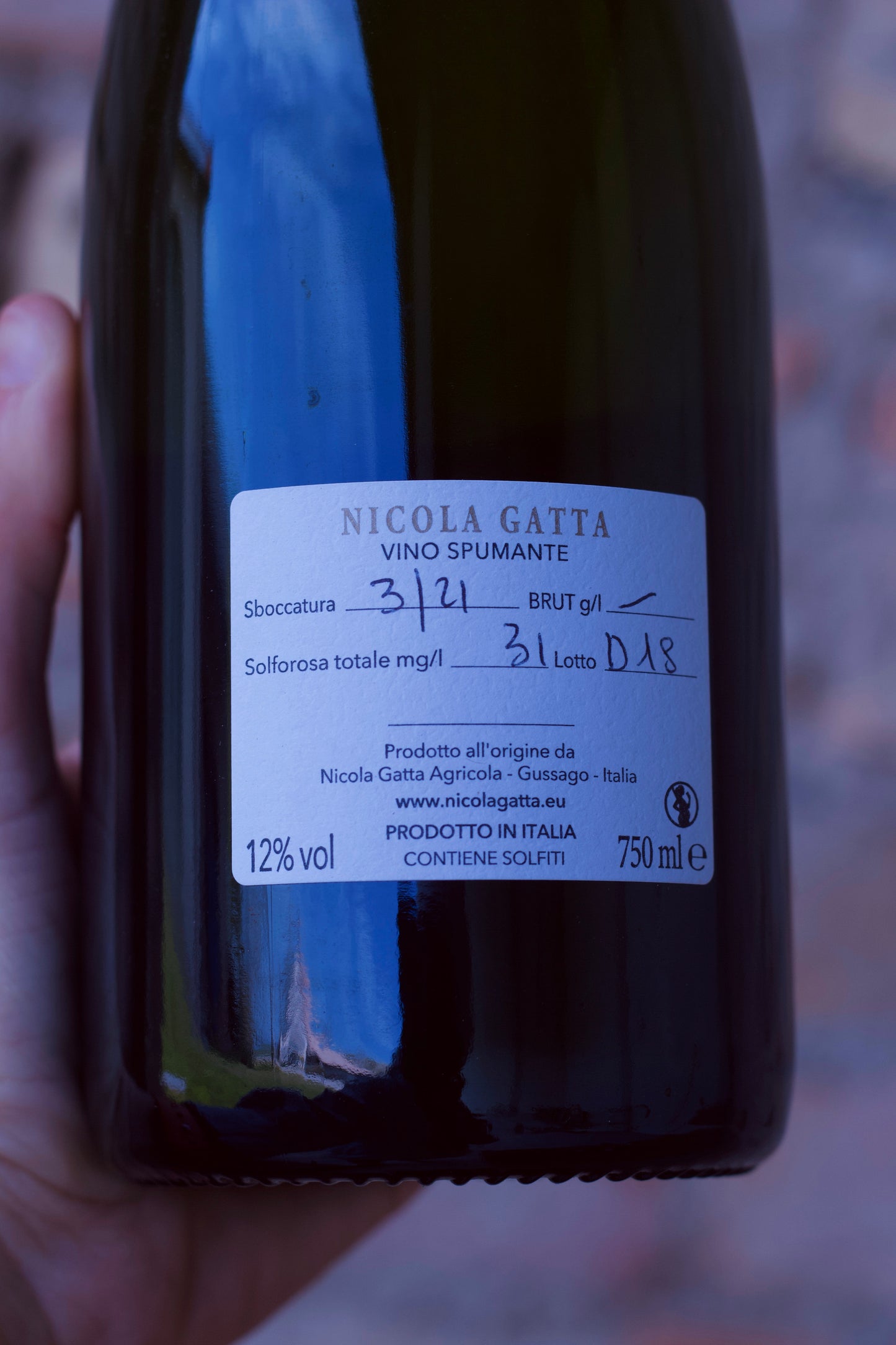 Blanc de Noirs 70 Lune Nature - Nicola Gatta